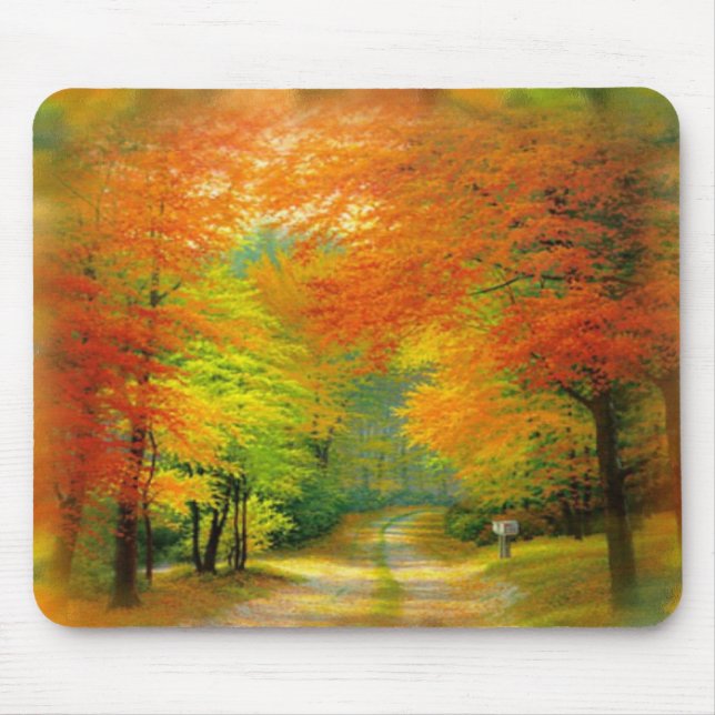 Caminhada Mousepad do outono (Frente)