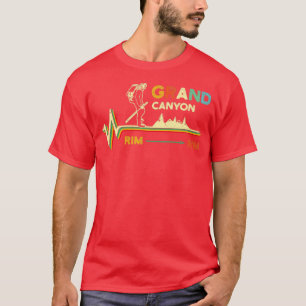 Caminhando a Camisa do Grand Canyon rumo a Rim Hik
