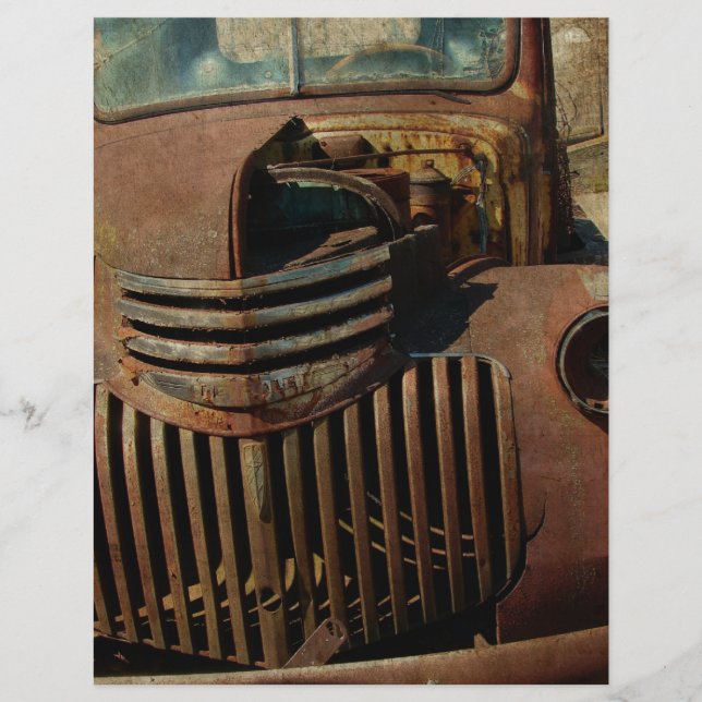 Caminhão antigo abandonado (Frente)