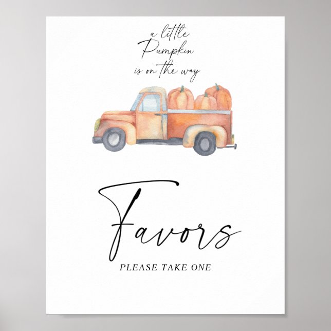Caminhão de abóbora - Favor Poster (Frente)