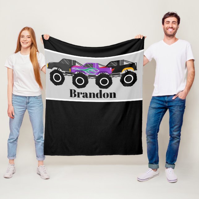 Caminhão de garotos bonitos adiciona nome cobertor (In Situ)