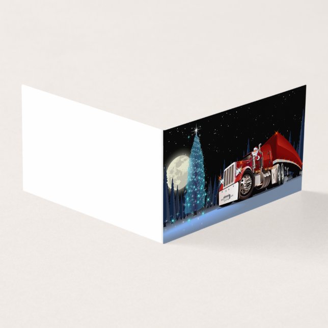 Caminhão de Natal de desenho animado (Exterior)