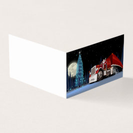 Caminhão de Natal de desenho animado