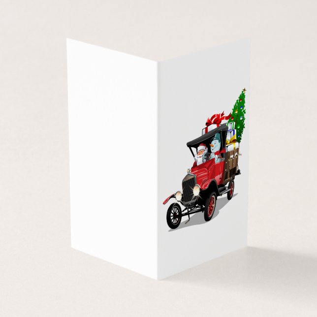 Caminhão de Natal de desenho animado (Exterior)