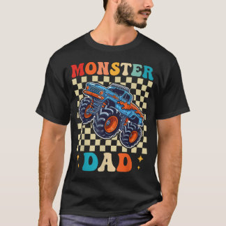 Caminhão Monstro Pai Família Camisetas Combinando