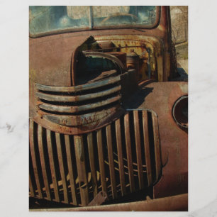 Caminhão velho abandonado