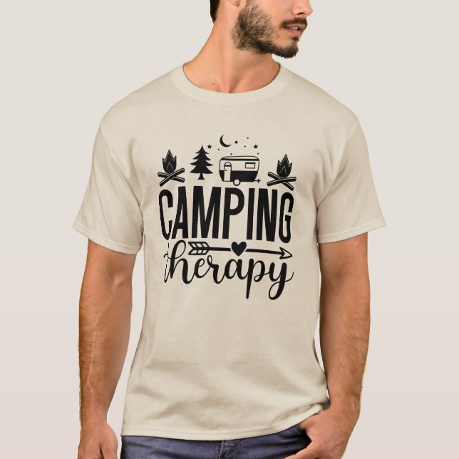 Caminhar é Minha Terapia Camiseta | Caminhada Dive (Frente)