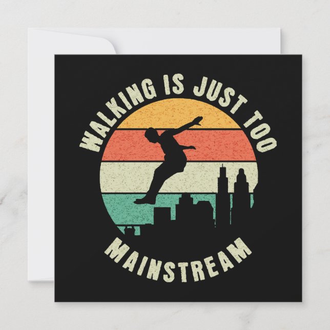 Caminhar é Muito Mainstream (Frente)