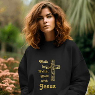 Caminhe na Fé, caminhe com a camiseta de Jesus