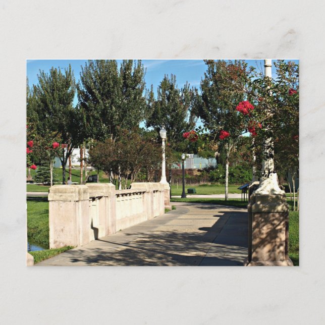 Caminho através do cartão postal do parque (Frente)