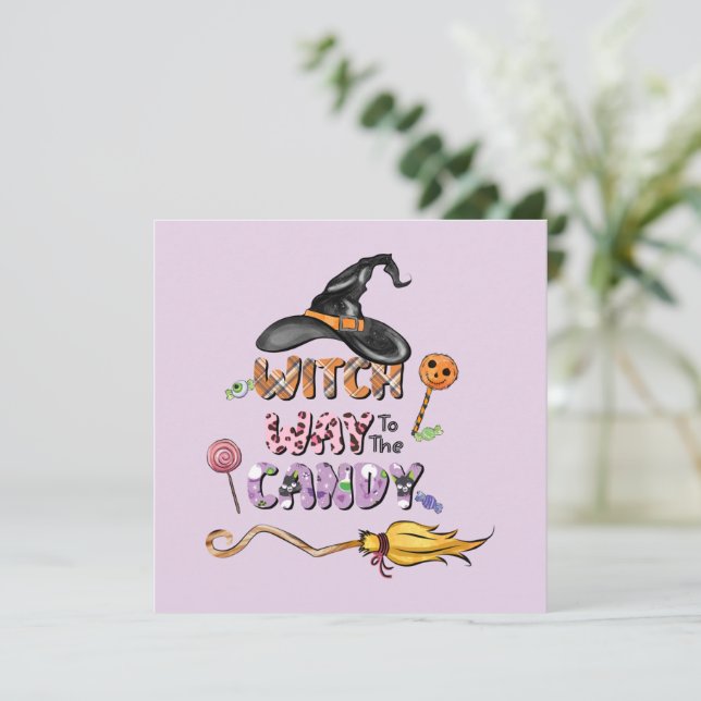 Caminho da Bruxa para o Docinho - Halloween Divert (Em pé/Frente)