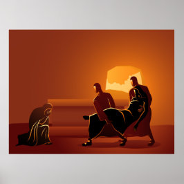 Caminho da Poster da estação de 14 cruzado