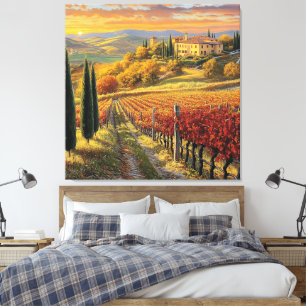 Caminho da Vinha Dourada – Tuscany Premium Canvas