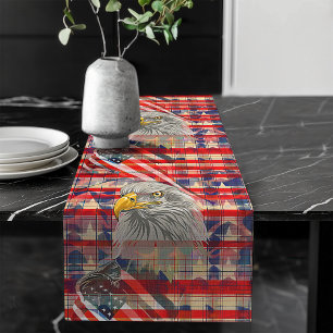 Caminho De Mesa Grande Águia Abraço Runner Celebre os EUA com Estilo