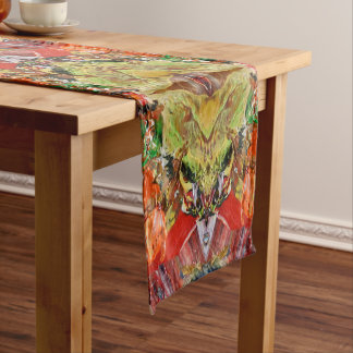 Caminho De Mesa Grande Artist’s Palette: Expressive Paint Stroke Pattern