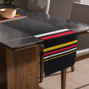 Caminho De Mesa Grande Bandas Uniformes Azuis