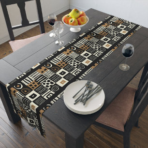 Caminho De Mesa Grande Belo Na moda Afro de Mesa de Lama