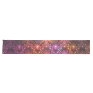 Caminho De Mesa Grande Cama De Flores Arte Fractal Abstrato brilhante Col