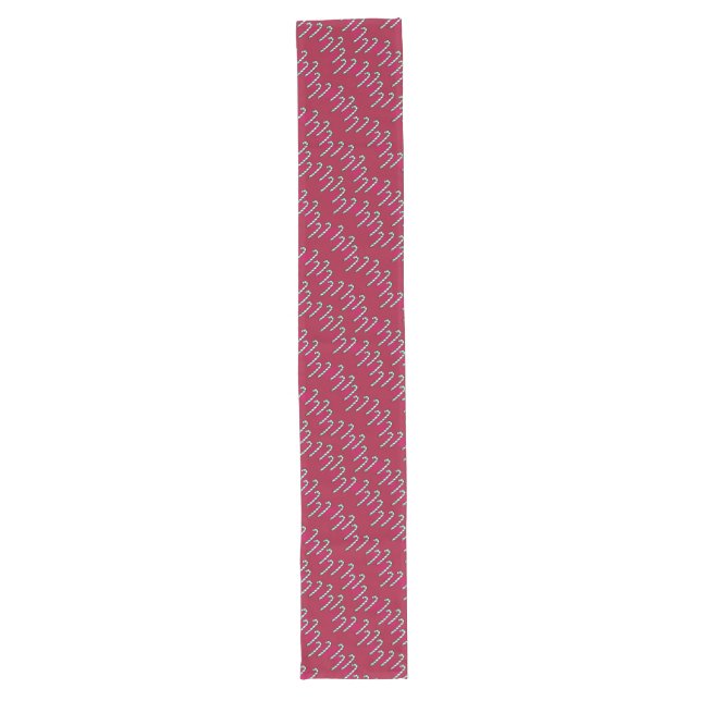 Caminho De Mesa Grande Candy Canes - Mesa Runner (Frente)