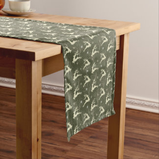 Caminho De Mesa Grande Cheerful Christmas Reindeer Table Runner