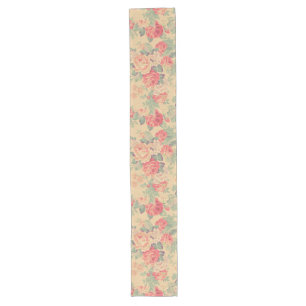 Caminho De Mesa Grande Chique Vintage Floral Lace Personalizado