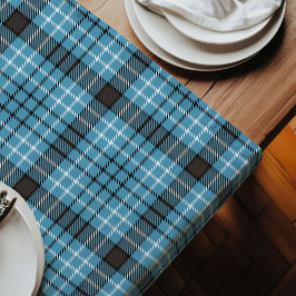 Caminho De Mesa Grande Cinza Azul Encantadora - Ideia de Presente Familia