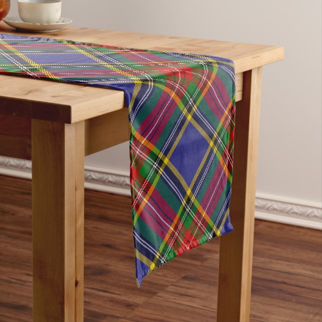 Caminho De Mesa Grande Clan MacBeth Tartan Long Mesa Runner (No Local)