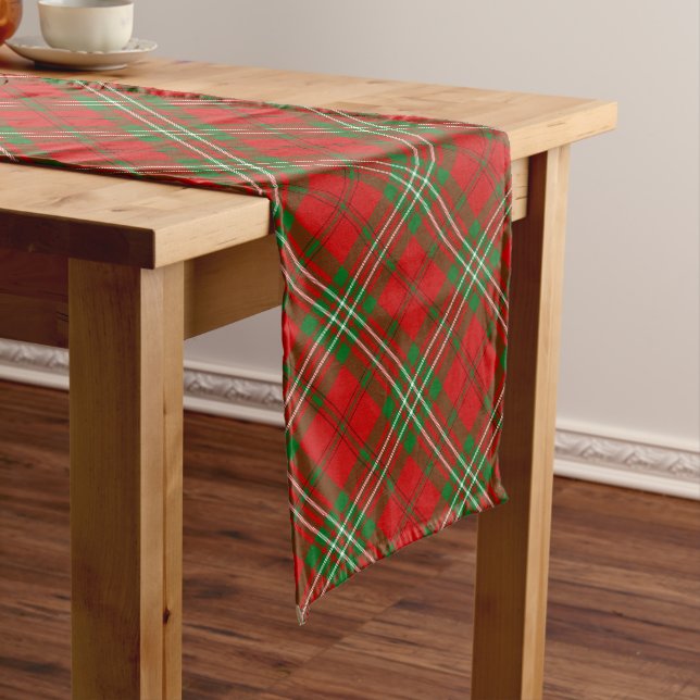 Caminho De Mesa Grande Clan Scott Red Tartan Mesa Runner (No Local)