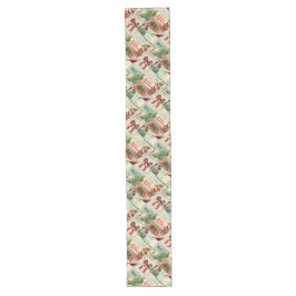 Caminho De Mesa Grande Colagem de natais vintages