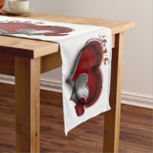 Coração Magic White Mesa Runner Housener