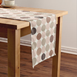 Caminho De Mesa Grande Corredor de Mesa Geométrico Turquesa Mocha