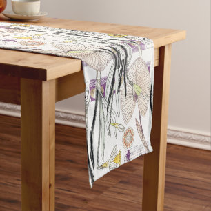 Caminho De Mesa Grande Corredor francês da mesa da flor de Nouveau