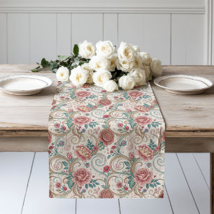 Caminho De Mesa Grande Decoração Clássica Da Mesa Vitoriana