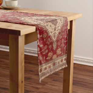 Caminho De Mesa Grande Design de aparência de tapete persa