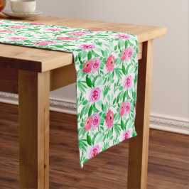 Caminho De Mesa Grande Design retro da arte da aguarela