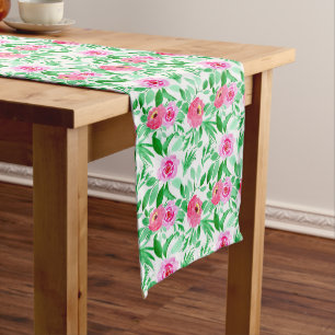 Caminho De Mesa Grande Design retro da arte da aguarela