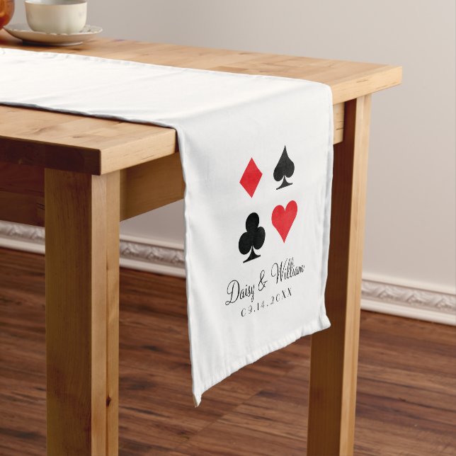 Caminho De Mesa Grande Destiny Las Vegas Red White Reception Mesa Runner (No Local)