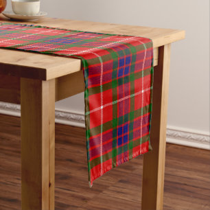 Caminho De Mesa Grande Escocês Clã Fraser da Xadrez Lovat Tartan