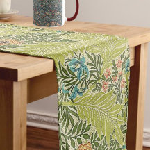 Floral Foliage Vintage William Morris Larkspur