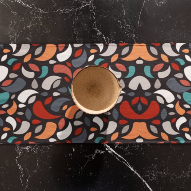 Caminho De Mesa Grande Forma Geométrica Mínima abstrato (Table runner)