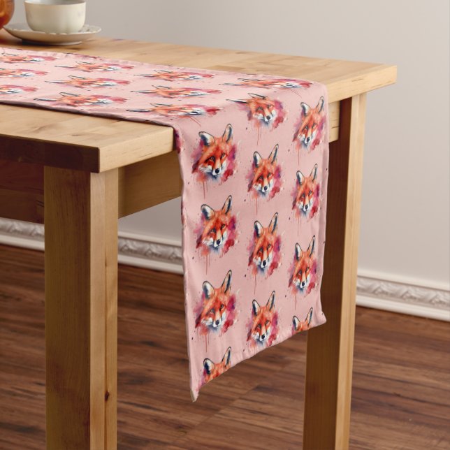 Caminho De Mesa Grande Fox Long Table Runner (No Local)