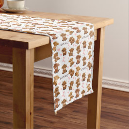 Caminho De Mesa Grande Highland Cow Love Moo Namorados Heart Mesa Runner