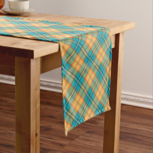 Caminho De Mesa Grande Kingfisher Tartan Mesa Runner