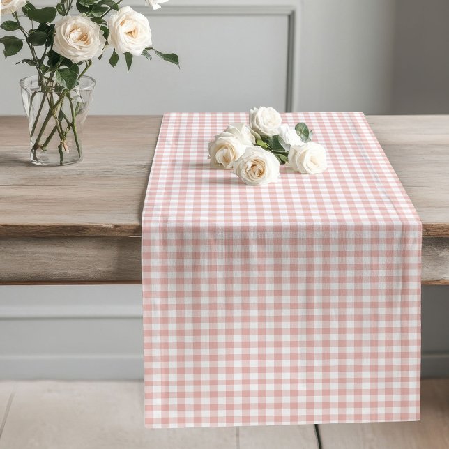 Caminho De Mesa Grande Linda Xadrez Dourada Mesa Runner Entertainin (Beautiful Rose Gold Plaid Table Runner Entertaining)