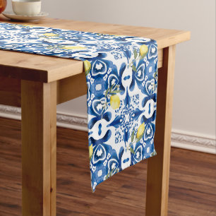 Caminho De Mesa Grande Majolica,limão,azulejos Sicilianos,Azulejo cerâmic