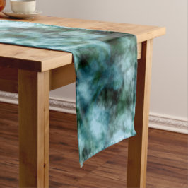 Caminho De Mesa Grande Mármore Verde Azul