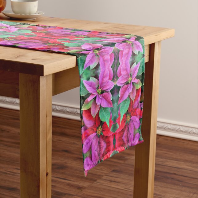 Caminho De Mesa Grande Mesa Runner Poinsettias (No Local)