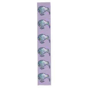 CAMINHO DE MESA GRANDE NOVA ZEALAND KIWI BIRD PAUA SHELL REPEATING PATTER