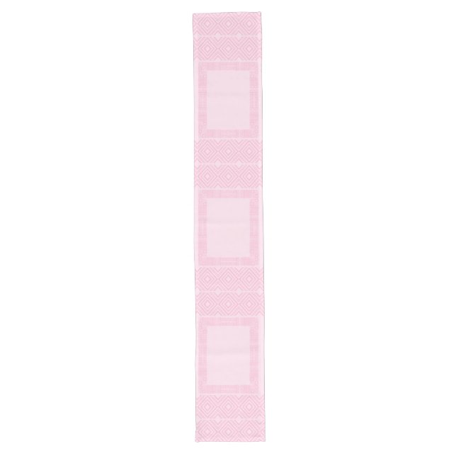 Caminho De Mesa Grande Pano de mesa de casamento com design étnico 2 (Frente)