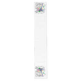 CAMINHO DE MESA GRANDE PASTEL COLORED BONITO DRAGONFLY COM DIZER